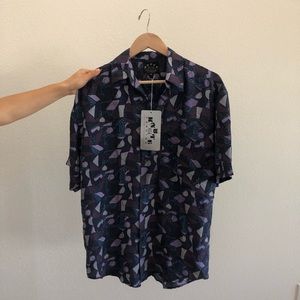 NWT Men’s 100% Silk Shirt